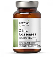 OstroVit Pharma Zinc Lozenges 90 таблеток, глюконат цинка с витамином С