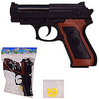 Пистолет 238-1 с пульками, в пакете 13.5*18 см, р-р игрушки 14 см TZP141