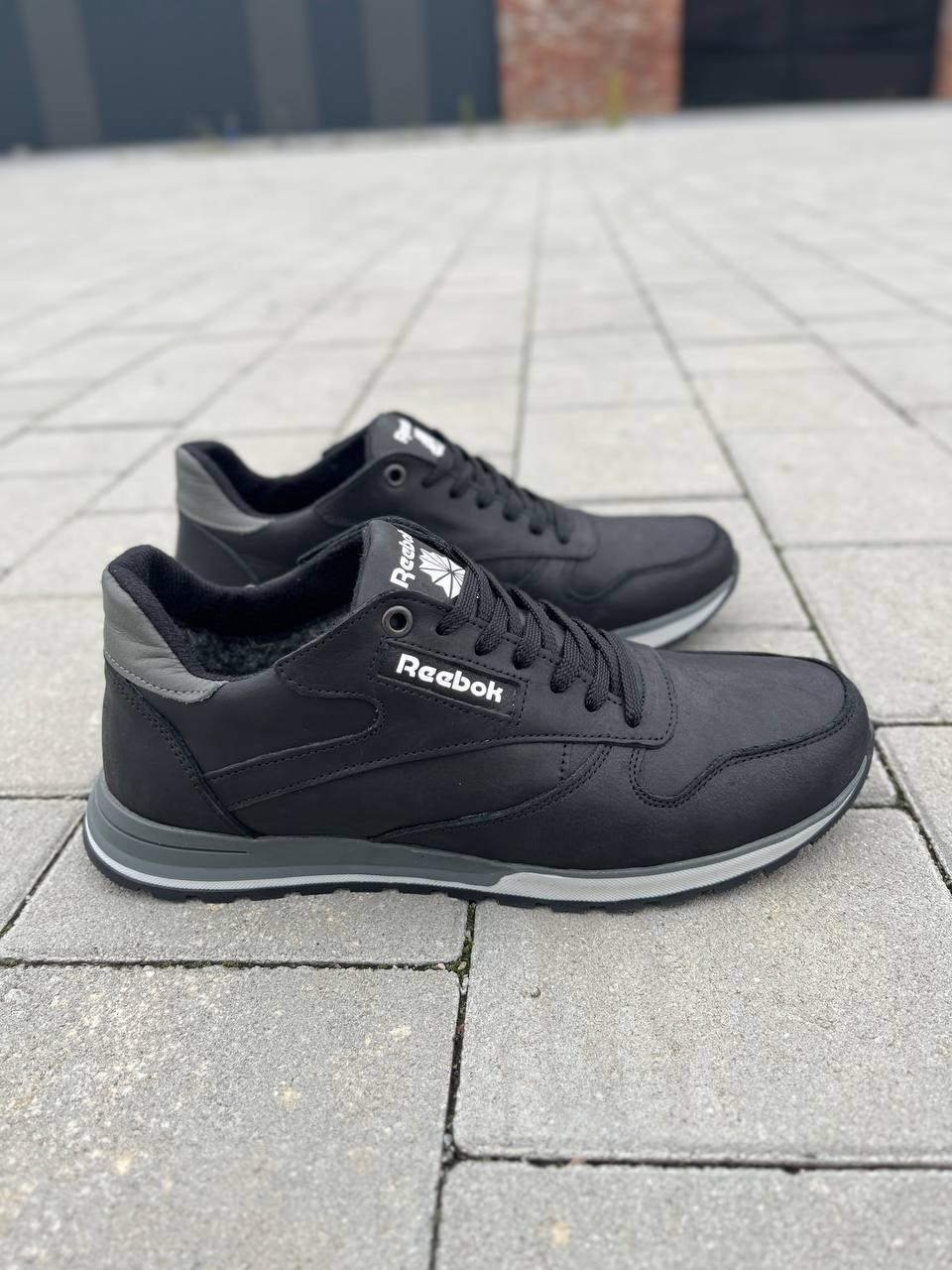 Шкіряні чоловічі зимові кросівки  розміри 40-44, фото 1