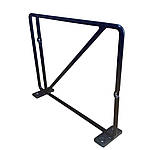 Тримач для полиць Лофт універсальний 21х16х4 см Чорний, фото 2