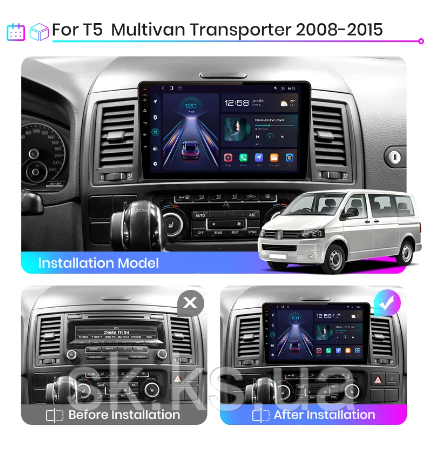 Junsun 4G Android магнітолу для Volkswagen Multivan T5 2003 - 2015
