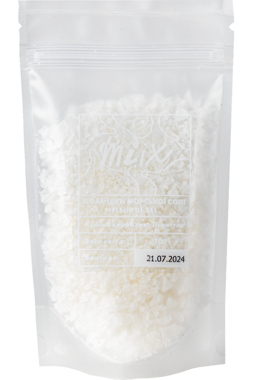 Пірамідки морської солі Fleur de Sel MIIX 100 г