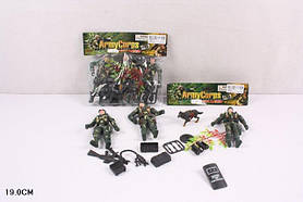 Набір солдатиків 588-55 у пакеті 19 см