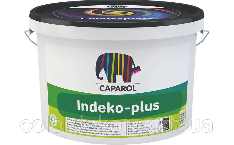 Латексная краска для стен и потолка Caparol Indeko-Plus (КАПАРОЛ ИНДЕКО ПЛЮС) 10л - фото 1 - id-p284136736