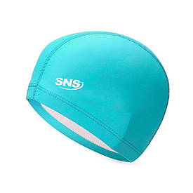 Шапочка для плавання комбінована блакитна PU-1117-Г