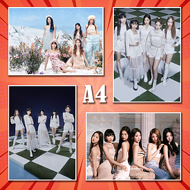 Плакаты А4 Le Sserafim