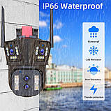 Охоронна поворотна Wi-Fi IP камера Overscam Smart 8k з 10-x оптичним зумом IPC360 Home, фото 4