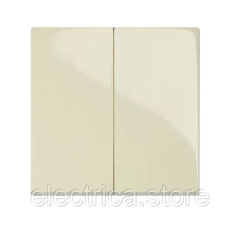 Клавіша подвійна, слонова кістка Jung EP495, фото 1