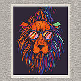 Картина за номерами Лев на стилі. Тварини 40*50 см Art Craft 11505-AC, фото 2