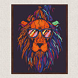 Картина за номерами Лев на стилі. Тварини 40*50 см Art Craft 11505-AC, фото 3