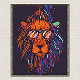 Картина за номерами Лев на стилі. Тварини 40*50 см Art Craft 11505-AC, фото 5