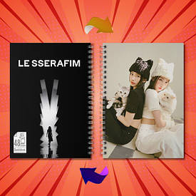 Скетчбуки 48 аркушів Le Sserafim