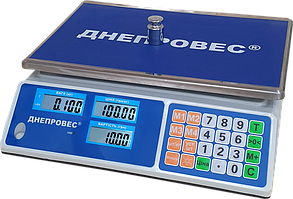 Торгові ваги до 15 кг — Дніпровіс ВТД-Л1