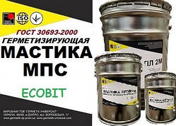 Мастика МПС відро 3,0 кг Ecobit герметизувальна нетвердна будівельна ГОСТ 14791-79