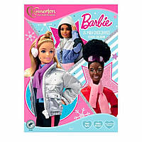 Адвент календар із шоколадками Barbie Merry Christmas Advent Calendar 40г