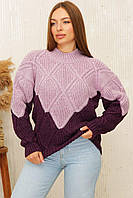 Двухцветный свитер женский 226