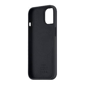 Чохол Silicone Case with MagSafe & SplashScreen iPhone 15 Black, фото 4