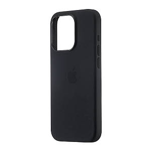 Чохол Silicone Case with MagSafe & SplashScreen iPhone 15 Pro Black, фото 1