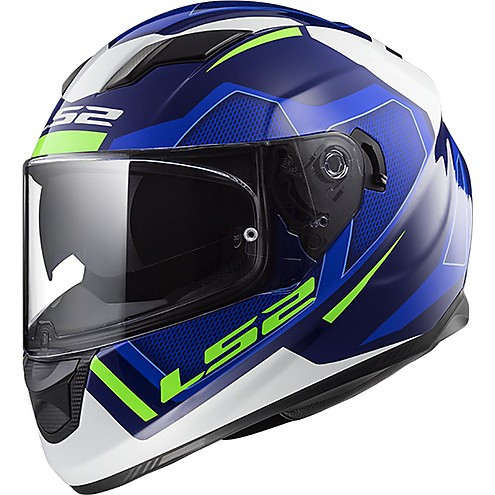 МОТОШОЛОМ ЗАКРИТИЙ LS2 FF320 STREAM EVO AXIS КОЛІР BLUE WHITE