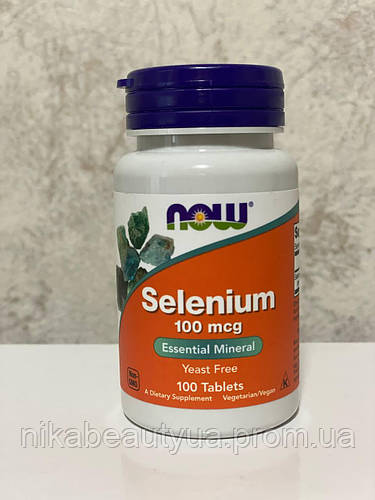 Селен NOW Foods Selenium 100мкг 100таблеток (ID#2011939066), цена: 220 ...