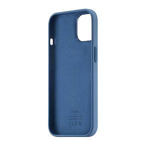 Чохол Silicone Case with MagSafe & SplashScreen iPhone 15 Winter Blue, фото 4