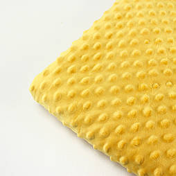 Тканина плюш Minky гірчичного кольору 100*80 350 г/м2 №-105