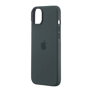 Чохол Silicone Case with MagSafe & SplashScreen iPhone 15 Plus Cypress, фото 1