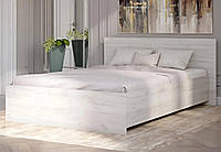 Двуспальная Кровать 1600 Соната Дуб крафт белый (160х200 см) ЭВЕРЕСТ