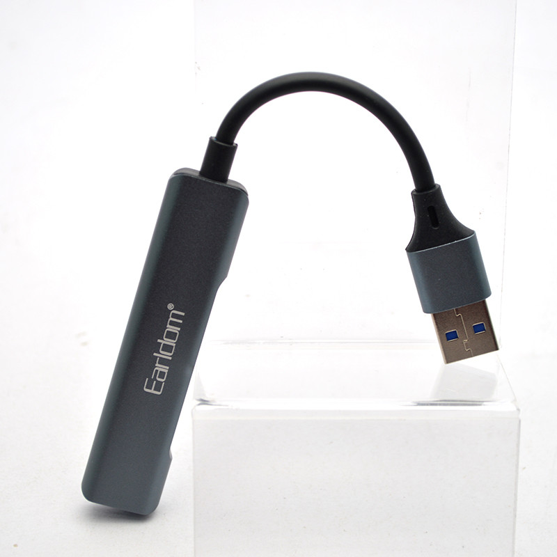 USB HUB хаб (концентратор) Earldom ET-HUB09 Multi HUB Grey, фото 2
