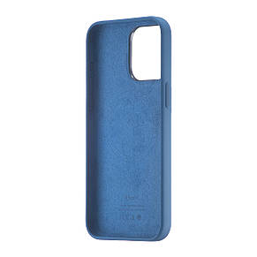 Чохол Silicone Case with MagSafe & SplashScreen iPhone 15 Pro Max Winter Blue, фото 4