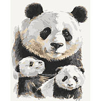Картина по номерам Семья панд. животные 40*50 см Art Craft 11506-AC