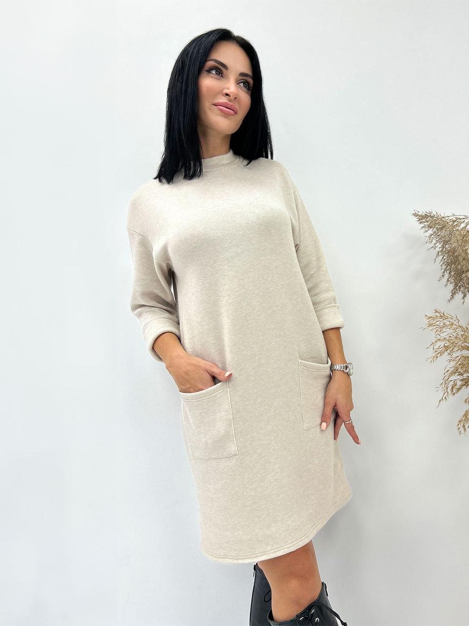 Тепла сукня з двосторонньої ангори "Debra"| Норма