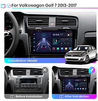 Junsun 4G Android магнитола для Volkswagen Golf 7 2013 2014 2015 2016 2017 wifi