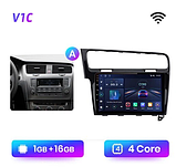 Junsun 4G Android магнітола для Volkswagen Golf 7 2013 2014 2015 2016 2017 wifi, фото 2
