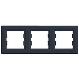 Рамка 3-на антрацит горизонтальна Schneider Asfora (EPH5800371)