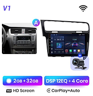 Junsun 4G Android магнитола для Volkswagen Golf 7 2013 2014 2015 2016 2017 wifi WiFi, 2ГБ ОЗУ + 32