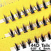 Пучкові вії Nesura Eyelash Tails 44D, 0,07, C, 8 мм, 60 пучків Несура, фото 2