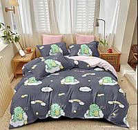 Велюровое детское постельное белье полуторный комплект/теплое постельное белье 150*220