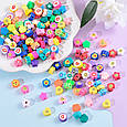 Набір намистин із полімерної глини для створення прикрас, 15 комірок, фото 3
