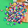 Набір намистин із полімерної глини для створення прикрас, 15 комірок, фото 2