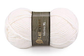 Lady Yarn Merino XL, Білий №25