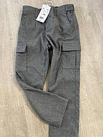 Теплые брюки-карго для мальчика 3-4, 4-5, 5-6, 7-8 лет (104,116,128см) от Original Marines