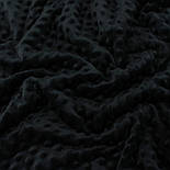 Лоскуток. Чорний плюш Minky No м-8, 78*160 см, фото 2