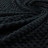 Лоскуток. Чорний плюш Minky No м-8, 78*160 см, фото 5