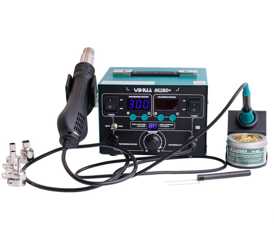 Паяльна станція цифрова YIHUA 862BD+, 750W