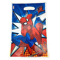 Подарочные пакеты Человек паук 16х25см 10шт | Разноцветный