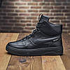 Чоловічі зимові шкіряні кросівки, черевики (натуральна шкіра) чорні на хутрі, чоловіче взуття на зиму, розмір 40 41 42 43 44 45, фото 5