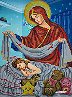 А3Р_298 Божья Матерь Покрова возле ребенка, набор для вышивки бисером иконы