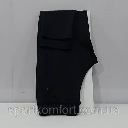 Модний спортивний костюм еластан Туреччина Linke чорний брюки прямі розміри м л, фото 2
