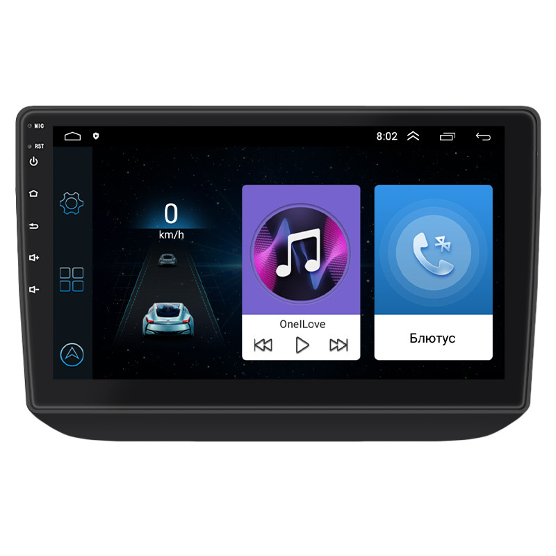 Штатна магнітола екран 10" Lesko для Skoda Fabia II 2007-2010 1/16Gb/ Wi-Fi Optima Шкода Фабіа